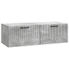  Fali TV szekrény Betonszürke 98 x 41 x 30 cm Szerelt Fa