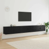  Fali TV szekrény szett 3 pcs Fekete tölgy 100 x 34,5 x 40 cm