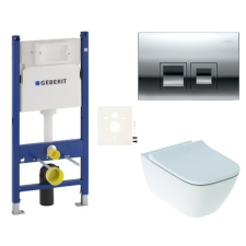  Fali wc szett Geberit Smyle könnyűszerkezetes falakba / falsík előtti rimfree - SIKOGESSMD35 építőanyag
