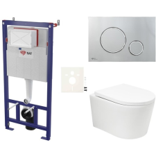  Fali wc szett SAT BREVIS könnyűszerkezetes falakba / falsík előtti SIKOSSBRTOR71K szaniter