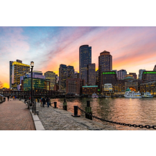  Falikép City46 Boston alkonyatkor, 350 x 250 cm tapéta, díszléc és más dekoráció