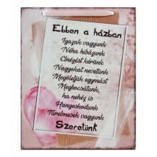 Falikép, Ebben a házban grafika, keretezett kép