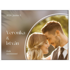  Falikép - ESKÜVŐ a te fotóddal (videóvetítő opcióval) grafika, keretezett kép