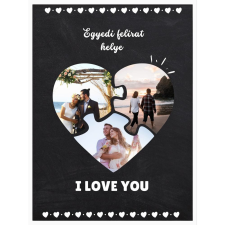  Falikép kollázs - LOVE a te fotóidból 2. (videóvetítő opcióval) grafika, keretezett kép