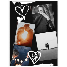  Falikép kollázs - LOVE a te fotóidból 6. (videóvetítő opcióval) grafika, keretezett kép