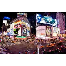  Falikép Times Square panoráma, 300 x 250 cm tapéta, díszléc és más dekoráció