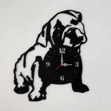  Falióra - Angol bulldog kölyök fekete BO039 falióra