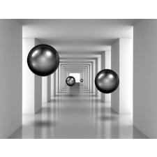  Falmatrica Alagút fekete golyókkal3, 300 x 200 cm tapéta, díszléc és más dekoráció