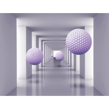  Falmatrica Alagút lila golyókkal, 250 x 200 cm tapéta, díszléc és más dekoráció