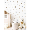  Falmatrica gyerekszobába, BRUP Home Decor - Színes csillagok