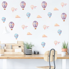  Falmatrica gyerekszobába - Hőlégballonok tapéta, díszléc és más dekoráció