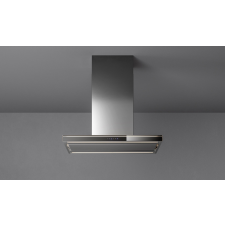Falmec LUMINA NRS 90 cm sziget páraelszívó, inox/fekete üveg páraelszívó
