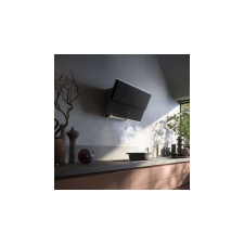 Falmec VERSO fali páraelszívó, 85 cm, fekete üveg páraelszívó