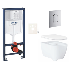  Falra akasztható WC-szett világos falakhoz / falra szerelhető Grohe Essence SIKOGRSESA szaniter