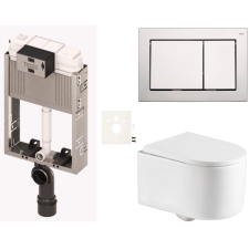  Falra szerelhető WC készlet SAT SIKOTZREX72CR építőanyag