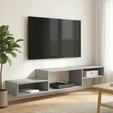  Falsítható TV Szekrény Falra szerelhető Betonszürke bútor