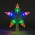FAMILY CHRISTMAS 58034 Karácsonyi LED-es csillag csúcsdísz - 10 LED - 15 cm - RGB - 2 x AA