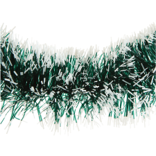 FAMILY CHRISTMAS Fenyő girland havas zöld, 200 cm (55970C) műfenyő
