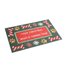 FAMILY CHRISTMAS Karácsonyi lábtörlő - &quot;Your Christmas wish is coming true&quot; - 60 x 40 cm (58280A) ajándéktárgy