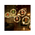 FAMILY CHRISTMAS LED-es fényfüggöny, mikulás, 1,8 x 0,5 méter, 125 LED, melegfehér (58918)