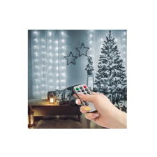 Family Decor 58904B Kül-/Beltéri LED fényfüggöny 3x1m - Hidegfehér kültéri izzósor