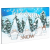 FAMILY DECOR LED fali kép, Let it snow, manók, 40 x 30 cm, 20 Led, hidegfehér (58479)