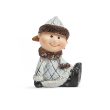 Family Dekor figura - 5,4 x 4,6 x 8 cm (58274A) karácsonyi dekoráció