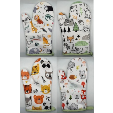  family edényfogókesztyű 27x17cm állat mintás 4f. lakástextília