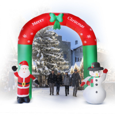 Family Felfújható karácsonyi kapu - 240 cm - IP44 - 9 LED - hálózati (58060K) karácsonyi dekoráció