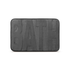Family Fürdőszobai kilépőszőnyeg - "BATH" - szürke - 60 x 40 cm lakástextília