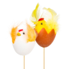 Family Húsvéti dekoráció, csibe, választható 2 féle kivitelből, leszúrható, 28 cm, CMK-7732