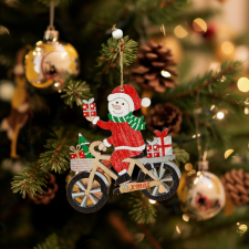 Family Karácsonyfadísz - hóember - akasztható - 21,5 x 11,5 cm karácsonyfadísz