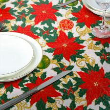 Family Karácsonyi asztalterítő - flannel - 132 x 178 cm lakástextília