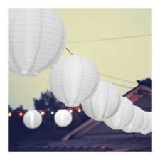 Family LED-es lampion - 1 LED - fehér - 2 x AAA party kellék