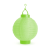Family LED-es lampion - 1 LED - zöld - 2 x AAA
