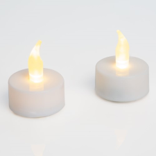 Family LED-es teamécses szett, két darab / csomag, fehér, ajándék elemmel, 55246 dekoráció