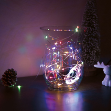 Family LED fényfüzér - 5 m - 50 LED - multicolor - 3 x AA karácsonyfa izzósor