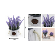  Family művirág cserepes levendula 19x10cm kerti tárolás