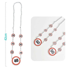  Family nyaklánc "40" 42cm party kellék