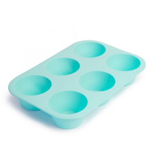 Family Szilikon muffinsütő-forma - 6 adagos 5 / 7 cm átmérő kék (57280BL) sütés és főzés