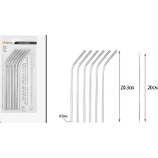  Family szívószál 20,3cmX5mm + kefe 20cm party kellék