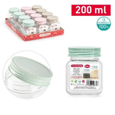  Family tároló 200ml átlátszó műanyag csavaros tetejű papírárú, csomagoló és tárolóeszköz