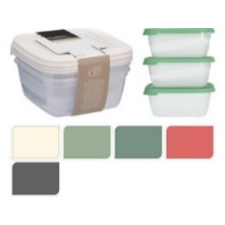  Family tároló doboz szett 3DB-OS 900ML 5F. SZÍN papírárú, csomagoló és tárolóeszköz