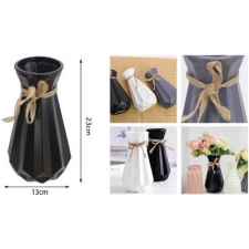  Family váza műanyag 3 féle szín 13x23cm kerti tárolás