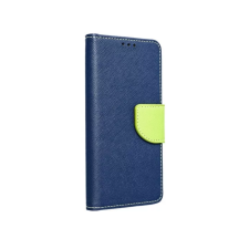 Fancy Apple iPhone 15 Plus Flip Tok - Kék/Lime tok és táska