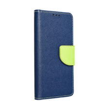 Fancy Samsung Galaxy M23 flip tok, kék-lime tok és táska