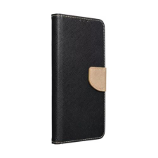 Fancy Samsung Galaxy S22+ fliptok fekete-aranyszínű (65107) (65107) tok és táska