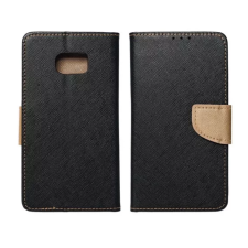 Fancy Samsung S24 Plus Flip tok - Fekete/Arany tok és táska