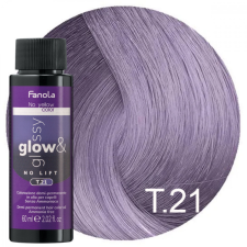 Fanola No Yellow Glow & Glossy T.21 toner 60 ml hajfesték, színező