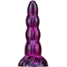  Fantasy Dildo Scopio – 17 cm-es prémium dildó, lila-fekete műpénisz, dildó
